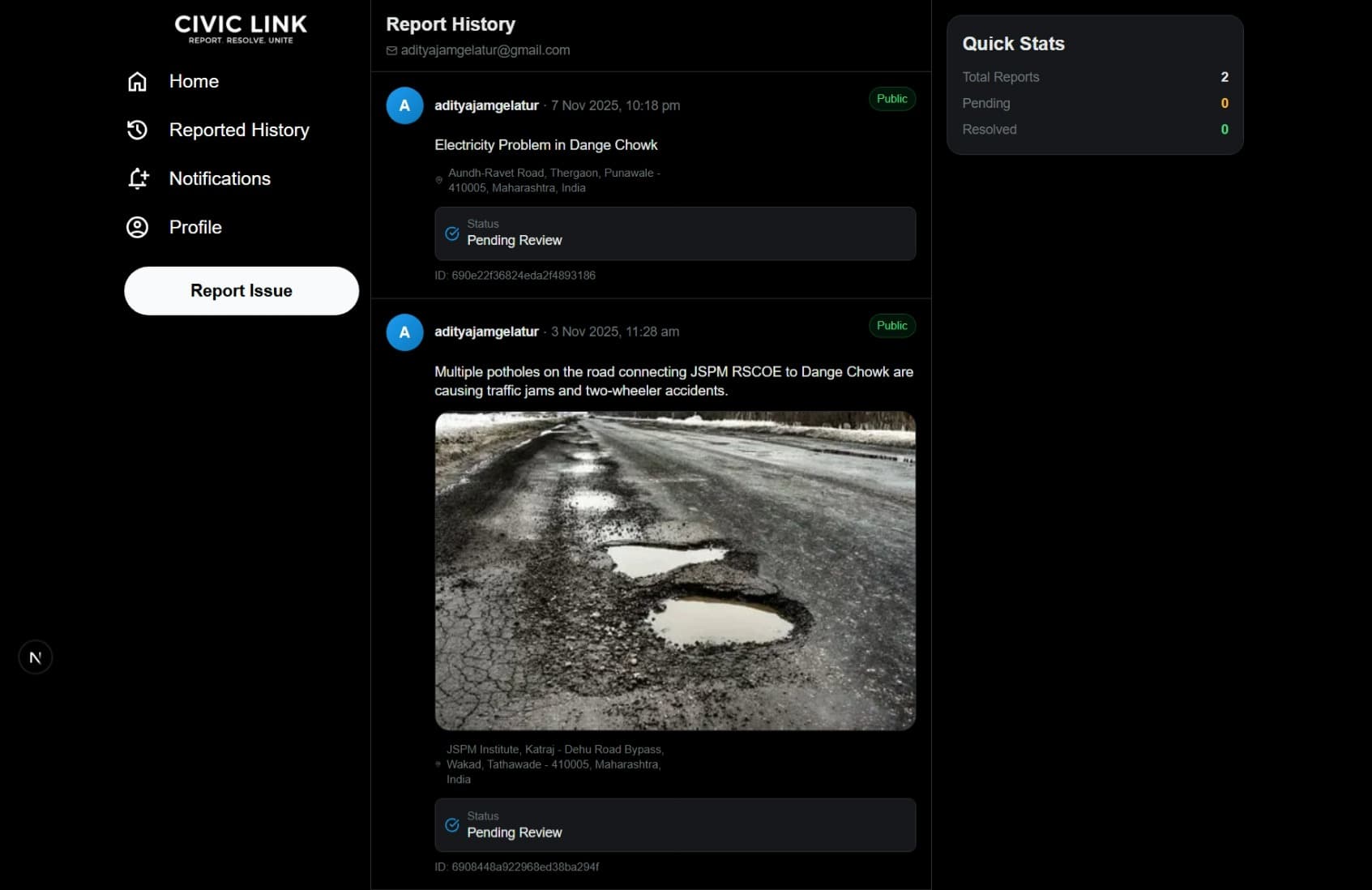 CivicLink – Civic Issue Reporting System - Image 7